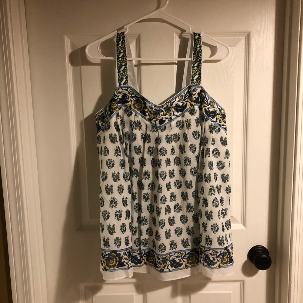 NWT MSSP (Max Studio) Bohemian style Top size L